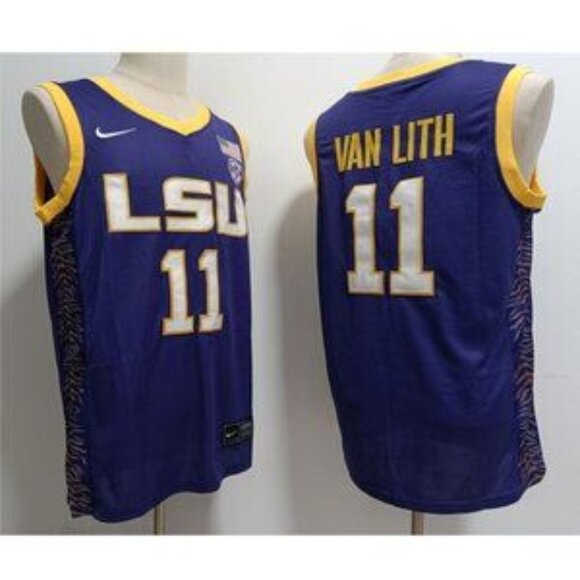 Mens Hailey Van Lith Purple Stitched Jersey